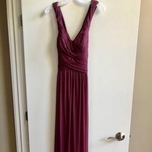 David’s bridal wine color bridesmaids dress